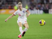 England defender LEAH WILLIAMSON (14) in action during the SheBelieves Cup United States vs England match at Exploria Stadium in Orlando, Fl on March 5, 2020.